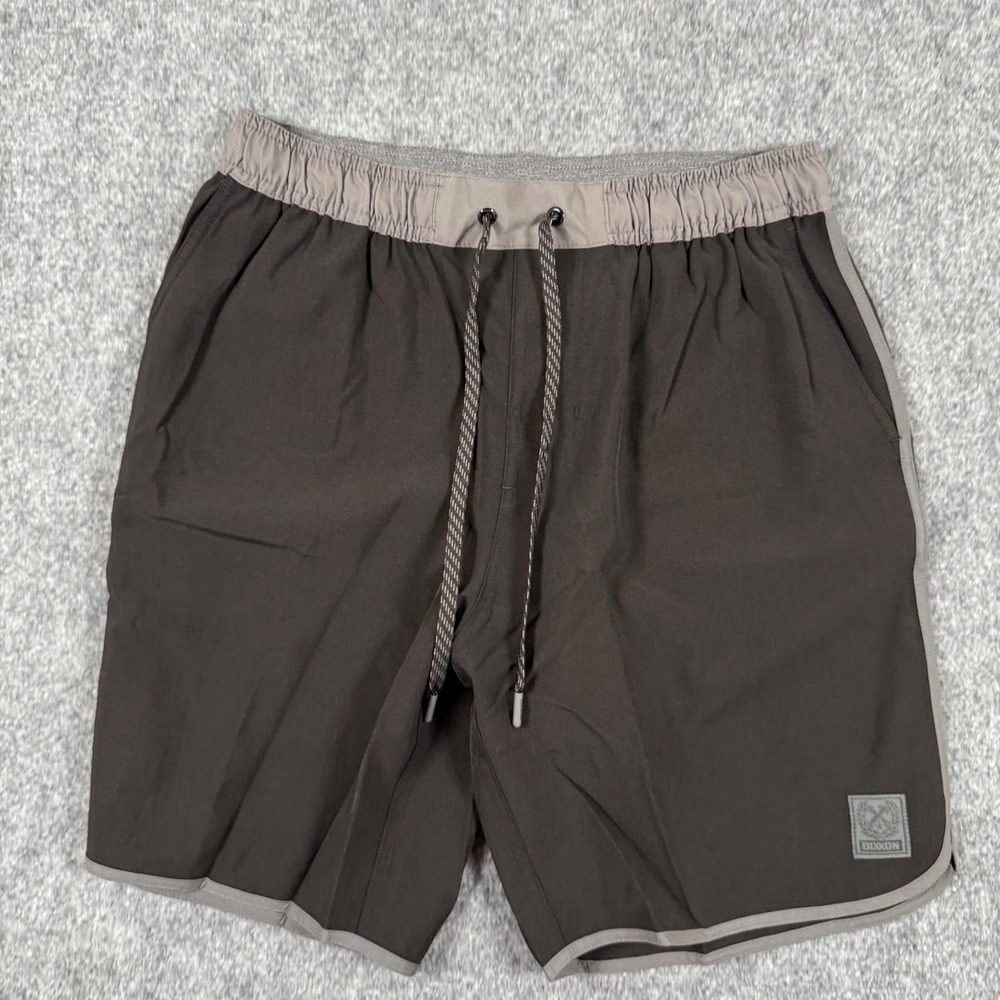 Dixxon The Chad Shorts Swim Trunks Medium Black Drawstring Beach NWT Men's‎